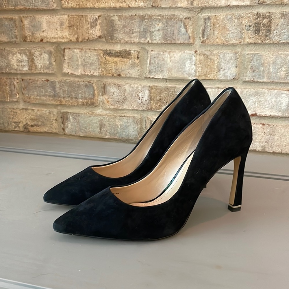White House Black Market suede heels